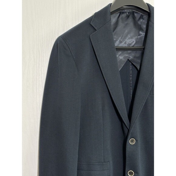 Rodd & Gunn Savill Bay Blazer Mens 2XL Blue Navy Sport Fit Italian Woven Jacket - Picture 4 of 16
